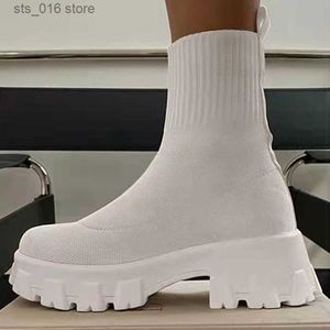 Chunky Sport Women Heels Spring Sneaker för klänning Sommarskor Plattform Sneakers White Casual Chaussure Femme T230826 701 S