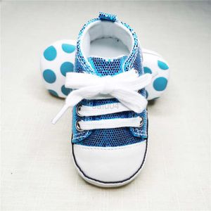 First Walkers Baby Shining Shoes For Newborn Canvas First Walker Spring Autumn Baby Boys Girls First Walker Anti- Slip Infant Toddler L0826