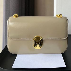 A Luxury Celen Bag Triomphe Designer Women's Crossbody Vintage Handbags Underarm Real Leather Shoulder Teen Wallet Ladies For Women Purse flap bag