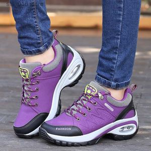 2022 Vulcanize Dress Women's Woman Sneakers Air Cushion Lace-up Comfortable Platform Wedges Sport Shoes 2023 T230826 7ec3