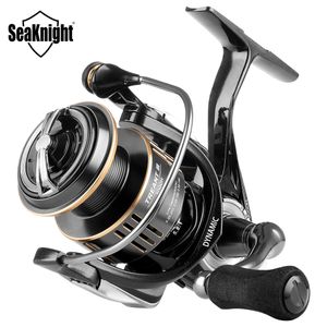 釣りのアクセサリーSeaknight Brand Treant IIIシリーズ5 0 1 5 8リール1000 6000マックスドラッグ28lbパワースピニングデュアルベアリングシステム230825