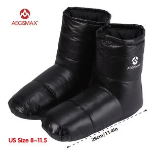 スリーピングバッグaegismaxバッグのアクセサリーは、柔らかい靴下ユニセックス屋内温かい長い旅をキャンプするスリッパを覆っていますライトウェイト230826