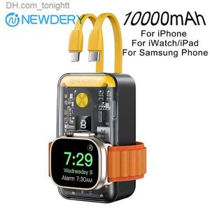 Newdery for Watch Charger Portable Charger Bank Power Bank для iWatch iPhone iPad/Samsung. Внешний аккумулятор Q230826 Q230826
