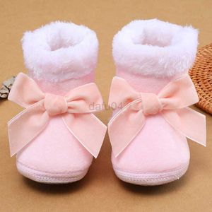 First Walkers Winter Boys Novel Sole Sole First Walker Autumn Baby Shoes Girl 1 Year Toddler Fur Buots Warm Dark Boots 0-18 Months Socks L0826