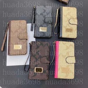 Capas de telefone tipo carteira de designer de moda para iPhone 15 14 14plus 13 12 11 pro max XR Samsung S24 S23 S22 Note 20 Suporte de cartão de couro universal capa de bolso para celular