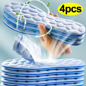 Peças de sapato acessórios 24pcs massagem macia palmilhas de espuma de memória para esportes tênis de corrida sola respirável almofadas mulheres homens pés ortopédicos 230826