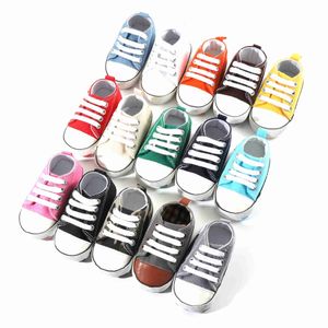 First Walkers Print Star Sports Baby Canvas Classic Sneakers Newborn Baby Boys Girls First Walkers Shoes Infant Toddler Anti-slip Baby Shoes L0826