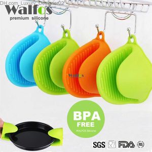 Walfos Silicone Anti-Scalding Oven Gloves Mitts Potholder Kitchen BBQ Gloves Tray Pot Dise Bowl Hown Handschoen Hand Clip Q230826