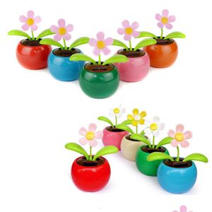 Solenergi leksaker grossist- muqgew colorf powered dans blomma svängande animerad dansare leksaksbildekoration blommor tillbehör dr otmap