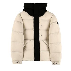 TOPSTONEY Winter Men And Women With Loose And Slim White Duck Down Jacket Couple Fashion Hooded Down Jacket High-grade Heated Clothing Coat