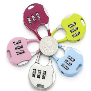 3 Digit Dial Combination Code Number Lock Padlock For Luggage Zipper Bag Backpack Handbag Suitcase Drawer