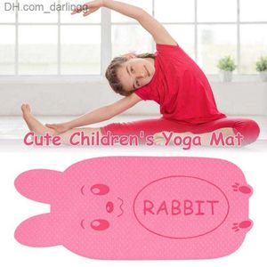 Cute Children Yoga Mat Non-Slip Kids Fitness Mat Fitness Gym Mats Sports Cushion Gymnastic Pilates Pads Q230826