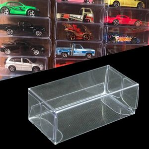 Presentförpackning 203050st 164 bilmodell leksak transparent pvc box hjul dammtät lagring bröllop favorit festdekor Clear Display Case 230825