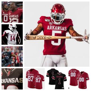 Арканзас Razorbacks Football Jersey 5 Cameron Ball 70 Paris Patterson 35 Мани Пауэлл 36 Джордан Крук 21 Джейлен Льюис 58 Джашо Стюарт 50 Коул Карсон 9 Тауран Картер