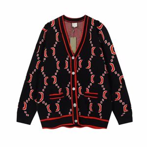 2023 Designer Men's Sweater Women's Sweater Long Sleeve Knit Letter Embroidery Fashion Cardigan Sweater Hoodie Men's High Quality Tops Knitwear