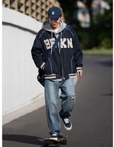 男性Sジャケットヨーロッパとアメリカのシンプルなスタイルの野球ユニフォームコート男性S秋の衣料レターパッチハイストリートファッショントップ230826