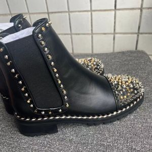 Stivali firmati Martin di moda Scarpe da donna Tasca per stivaletti Stivali romani neri Nylon Ispirazione militare Logo da combattimento piccolo Taglia grande EUR35-41 Stivali da cavaliere con strass