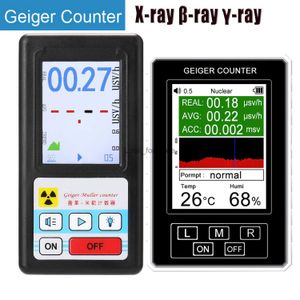 Geiger Counter Multifunctional Nuclear Radiation Detector Personals Dosimeter Marble Detectors Beta Gamma X-ray /-ray Tester HKD230826