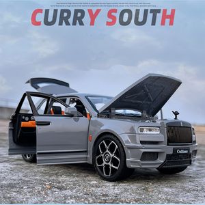 Flugzeugmodell Große Größe 1 20 Rolls Royce SUV Cullinan Legierung Luxy Automodell Druckguss Metallspielzeug Simulation Sound und Licht Kindergeschenke 230825