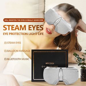 Eye Massager 3D Intelligent Compress Mask trötthet Vibrationsskyddsinstrument Steam Bluetooth Music Massage 230825