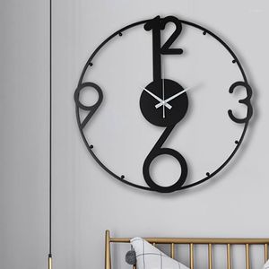 Relógios de parede Grande Relógio Industrial Criativo Eletrônico Design Moderno Cozinha Sala de Estar Decoração de Casa