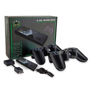 M8II M8 ТВ -видео -видео консоль 2,4G Двойной беспроводной игровой контроллер Stick 4K 20000 Retro Games 64 ГБ с джойстиками для PS1/GBA Dropshipping
