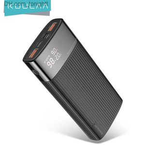 Kuulaa 20000Mah PowerBank QC PD 3.0 Poverbank Fast Charging Power Bank 20000 MAH USB Extern batteriladdare för MI Q230826