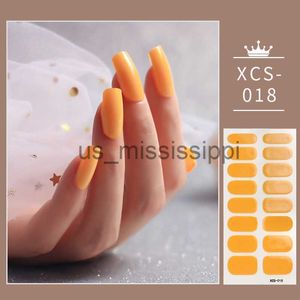 False Nails 1PC Nail Art Sticker Laser Shiny paljetter Polska WRAPS DUBBEL ENDED LIPE REMS Fashion Stickers Manicure Decor X0826