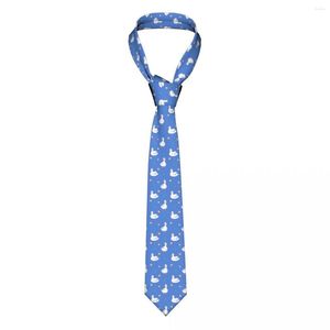 Bow Ties Casual Arrowhead Skinny Cute Duck and Flowers Necktie Slim Tie for Men Man Accessories Simplicity Party Formal