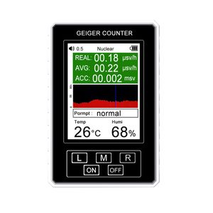 Tester di radiazioni Contatore Geiger portatile Radiazioni elettromagnetiche nucleari Rilevatore radioattivo in marmo multifunzione con allarme dose 230825