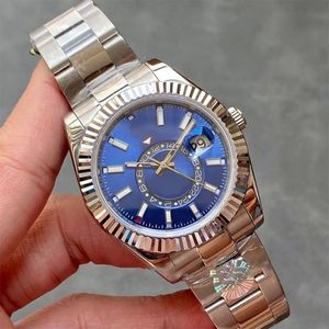 Premium män funktionellt armbandsur relojes de hombre 40mm rörelse manlig tid klocka titta på full rostfritt stål band safir glas relogio masculino armbandsur