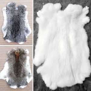 Carpet Faux Rabbit Fur Blanket Bedside Fabric Trim Womens Belts White Craft Real Bag 230825