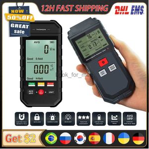 ET825 ET925DIGITAL LCD EMF METER Electro Radiation Tester Electric Field Dosimeter Detector HKD230826