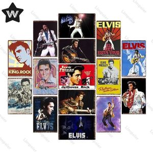 Famous Star Metal Poster Punk Rock Star Tin Sign Vintage Metal Plaque Signs Retro Pub Bar Man Cave Livingroom Home Decoration Plates Singer Music Poster 30X20CM w01