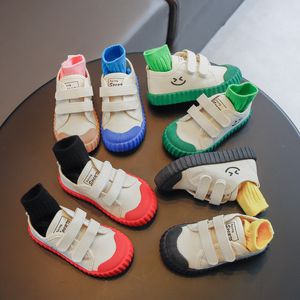 Athletic Outdoor Kids Shoes Canvas Casual Infant Baby Children Girls Boys Candy Color Soft Bottom Comfortable Nonslip 230825
