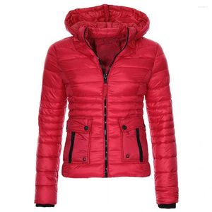 Women's Down Fabulous Lady Plus Size Coat Solid Color Autumn Winter Jacket Wear Resistant Women Thicken Warm