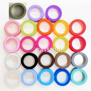 Other Drinkware 100pcs 60mm 65mm 70mm 75mm Silicone Coasters Bumpers For 30oz 20oz Tumbler Travel Mug Cups Water Bottler Bottom Non-Slip Cover 230825