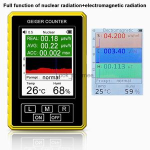 BR-9C XR-3PRO 2IN1 РАБОТЫ ДИГАНГИИ ЭЛЕКТРОЛО ДЕТКЕТОР ЭМФ-детектор EMF GEIGER CONTRENT FULL-функциональный тестер HKD230826