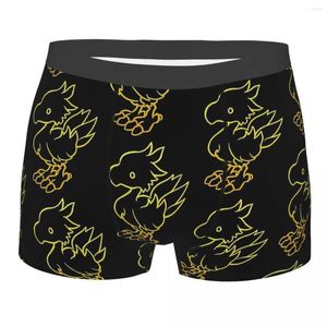 Mutande Final Fantasy Chocobo Mutandine di cotone Intimo da uomo Pantaloncini ventilati Boxer