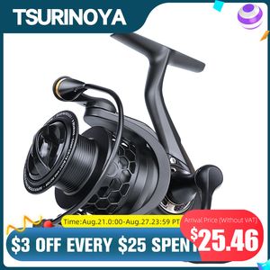 Accessori per la pesca TSURINOYA NA 2000 3000 4000 5000 Mulinello da spinning 12KG Max Drag Power Bass Pike Line Spool 230825