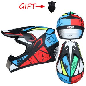 Cykelhjälmar Vuxen Motorcykelhjälm Cross Country Helmet ATV Off-Road Fordon Downhill Mountain Bike DH Racing Helmet Cross Helmet Capacetes 230825