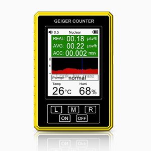 XR3 Pro Digital Nuclear Radiation Detector Geiger Counter Półfunkcjonalny Dozymetr EMF Miernik rentgenowski BETA GAMMA TESTER HKD230826