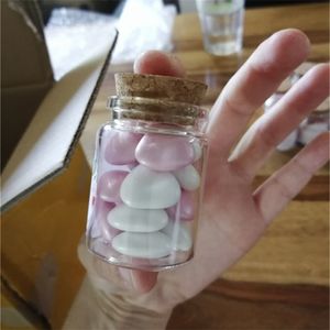 Garrafas frascos 26 37 50mm 30ml drageias vidro pequena garrafa tubo de ensaio recipiente vazio diy artesanato doces presente de casamento 230825