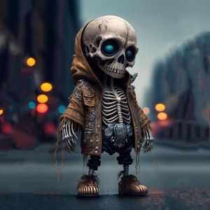 Dekorativa föremål Figurer Harts Cool Skeleton Figures Halloween Skeleton Figur Skull Horrible Ornaments Car Instrument Panel Desk Decoration 230825