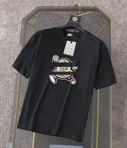 メンズデザイナーバンドTシャツファッションブラックホワイトレターパターンTシャツサイズXS-4XL＃LJS49