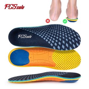 Peças de calçados Acessórios PCSsole EVA Palmilhas ortopédicas para pés Arch Shoes Pad X/O Tipo Correção de perna Sola Suporte para pés planos Inserção de pés esportivos 230825