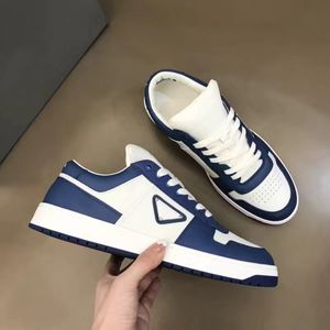 Sneakers in pelle Downtown scarpe casual Uomo Donna Scarpe sportive all'ingrosso Bianco Nero Blu Rosso Scarpe casual Suola in gomma Trainer Sneaker taglia 35-46 04