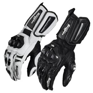 Luvas de ciclismo Profissional Motocicleta Branco Off Road Racing Motos Resistência ao Ar Livre Luvas Preto Suvs Estilo Longo Completo 230825