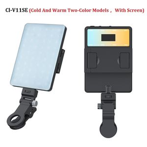 Flash Brackets Mobile Phone Fill Light 2500K 9000K LED Live Video Lights for Laptop and Smartphone Conference Lamp B 230825