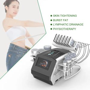 Chegada nova máquina de emagrecimento de massagem corporal multifuncional 7 em 1 remoção de gordura ardente 80k cavitação ultrassônica RF perder peso equipamento de salão de beleza